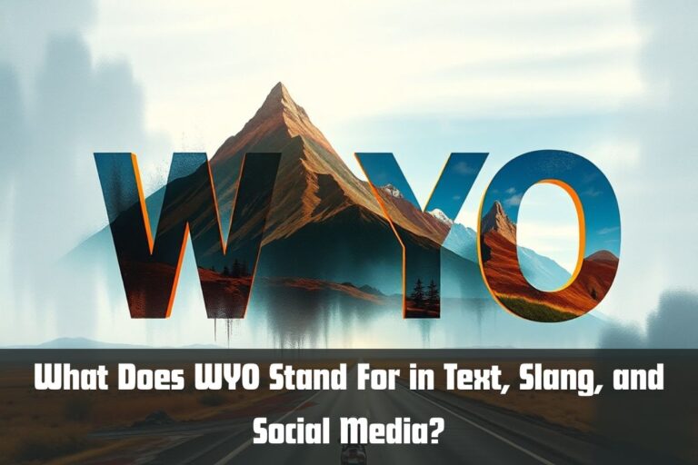 What Does WYO Stand For in Text, Slang, and Social Media