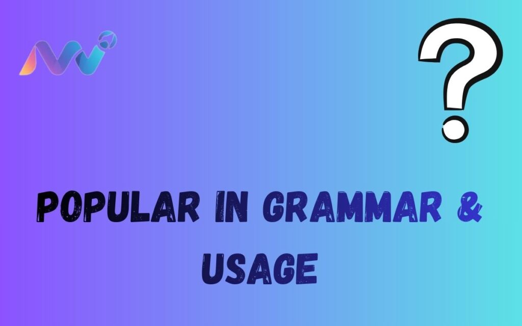 Popular in Grammar & Usage (2)