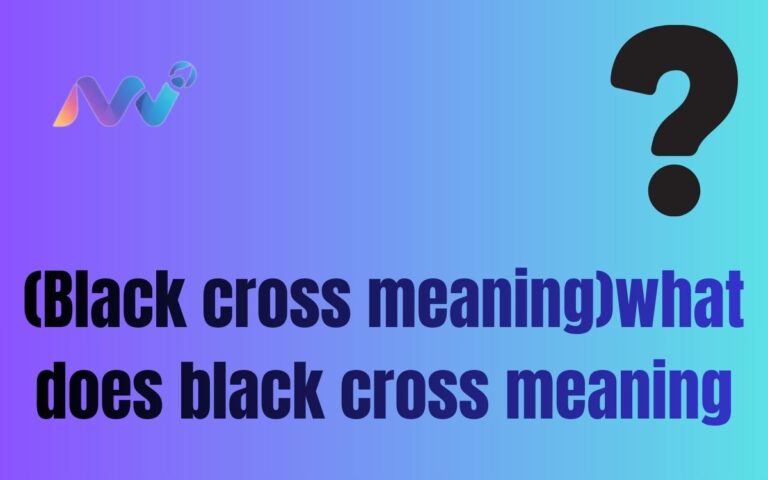 (Black cross meaning)what does black cross meaning