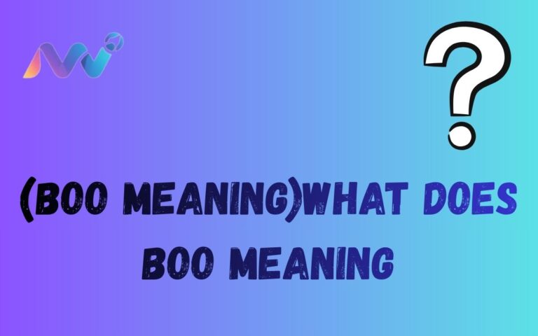 (Boo meaning)What does Boo meaning