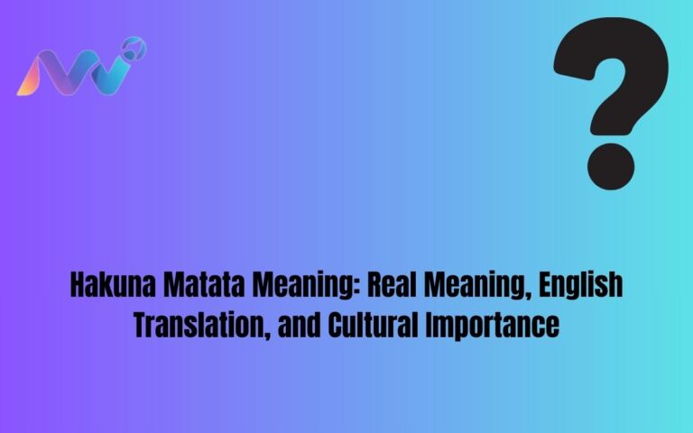 Hakuna Matata Meaning Real Meaning, English Translation, and Cultural Importance