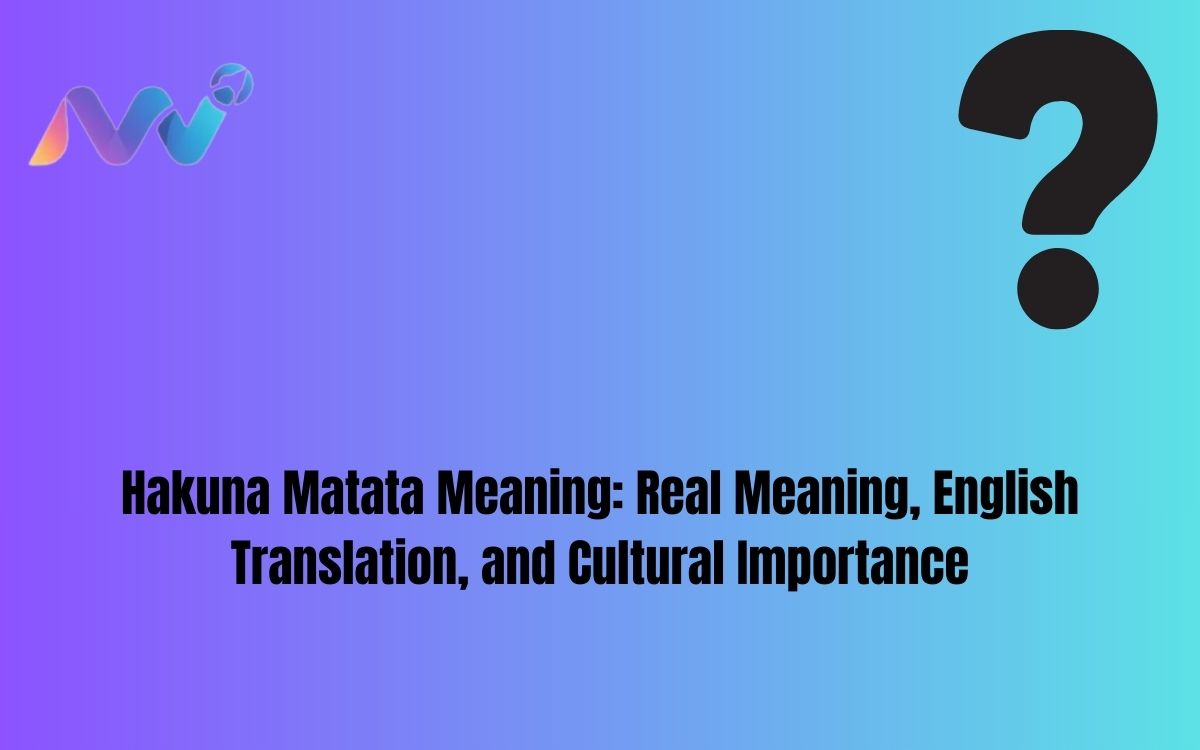 Hakuna Matata Meaning Real Meaning, English Translation, and Cultural Importance