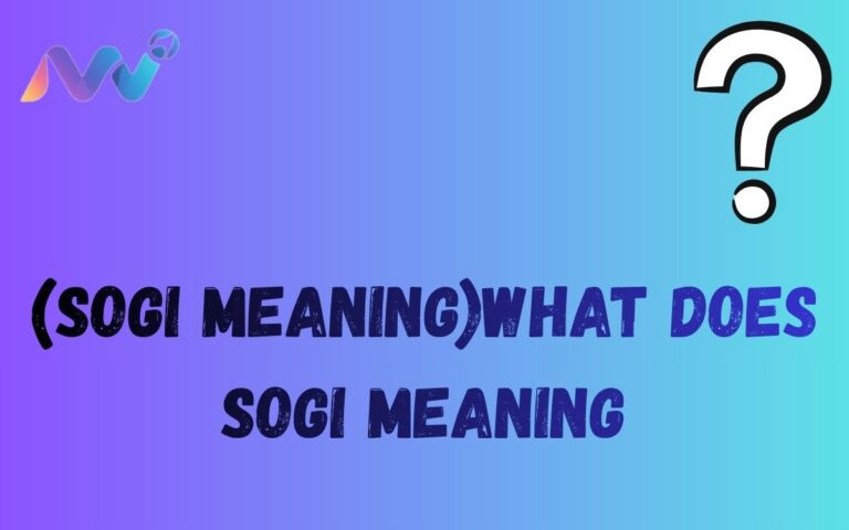 (Sogi meaning)what does sogi meaning