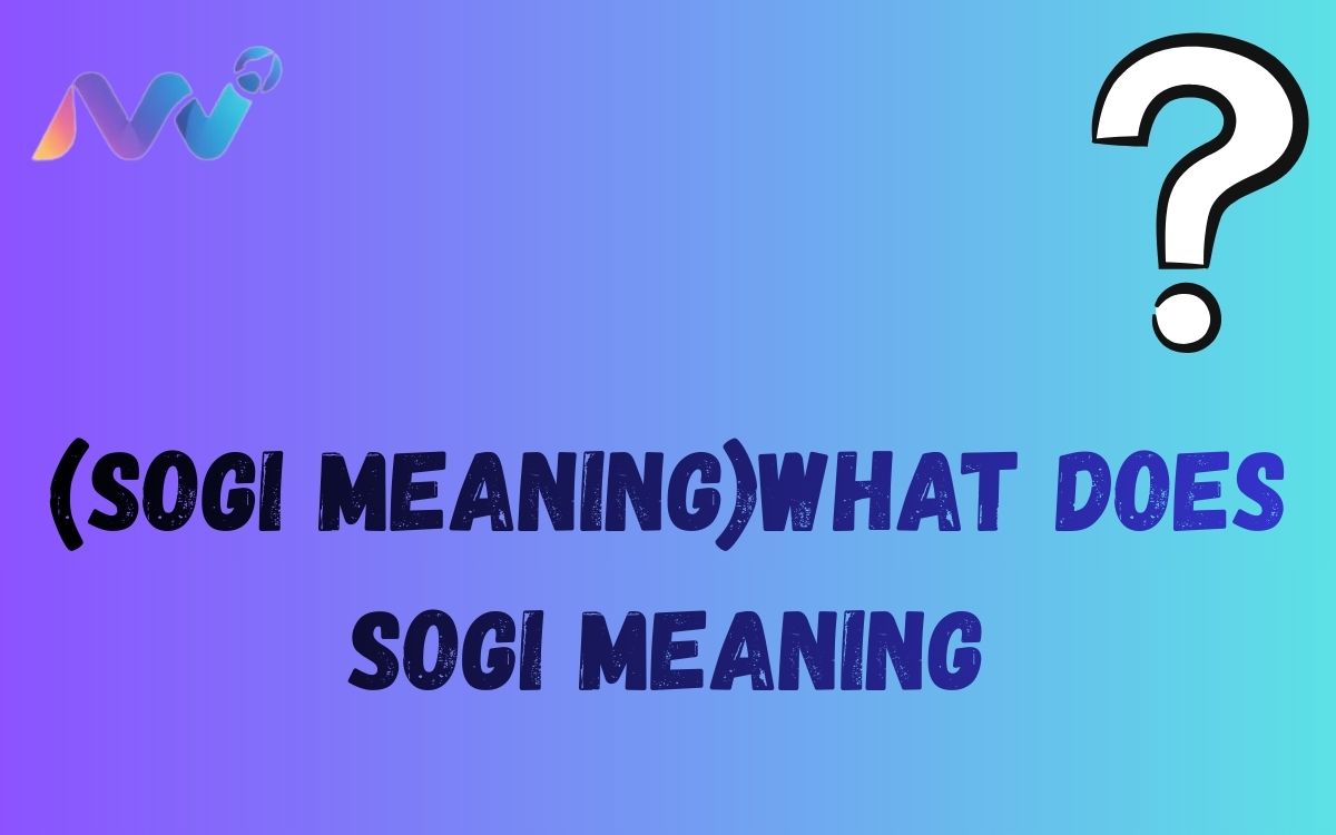 (Sogi meaning)what does sogi meaning